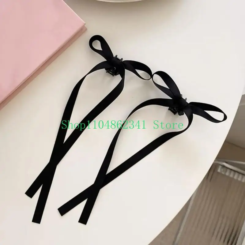 レディース用の5ASDボウヘアクリップソリッドカラーチャイルドヘアピンバレットリボンヘッドウェア