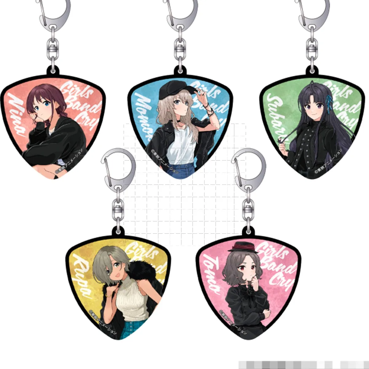 Game Momoka Kawaragi Awa Rupa Ebizuka Nina Iseri Keychain Doll Anime Acrylic Keyring Pendant for Gift