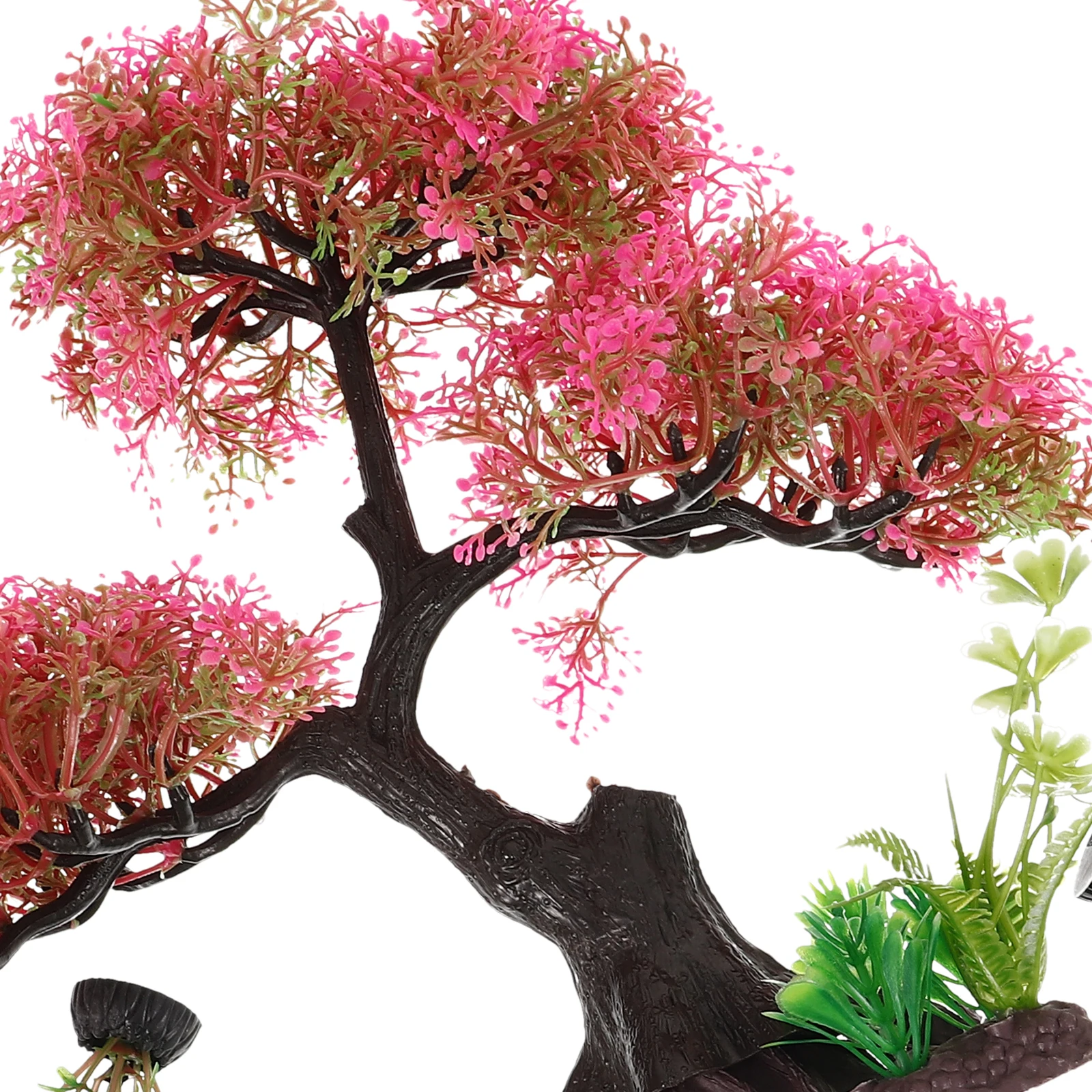 

10 Pieces Grass Combination Aquarium Decor Plastic Fish Tank Tree Model Supplies Lifelike Plants Accessories