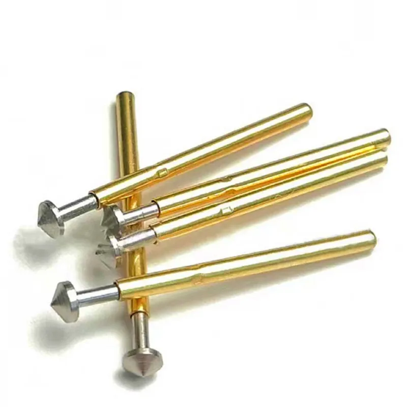 20/100szt Pogo Pin P160-E5 Sprężynowa sonda testowa P160-E Niklowana płytka PCB Pin testowy Średnica głowicy iglicowej 2,5 mm 23 mm lub 24,5 mm Pin 1,36 mm