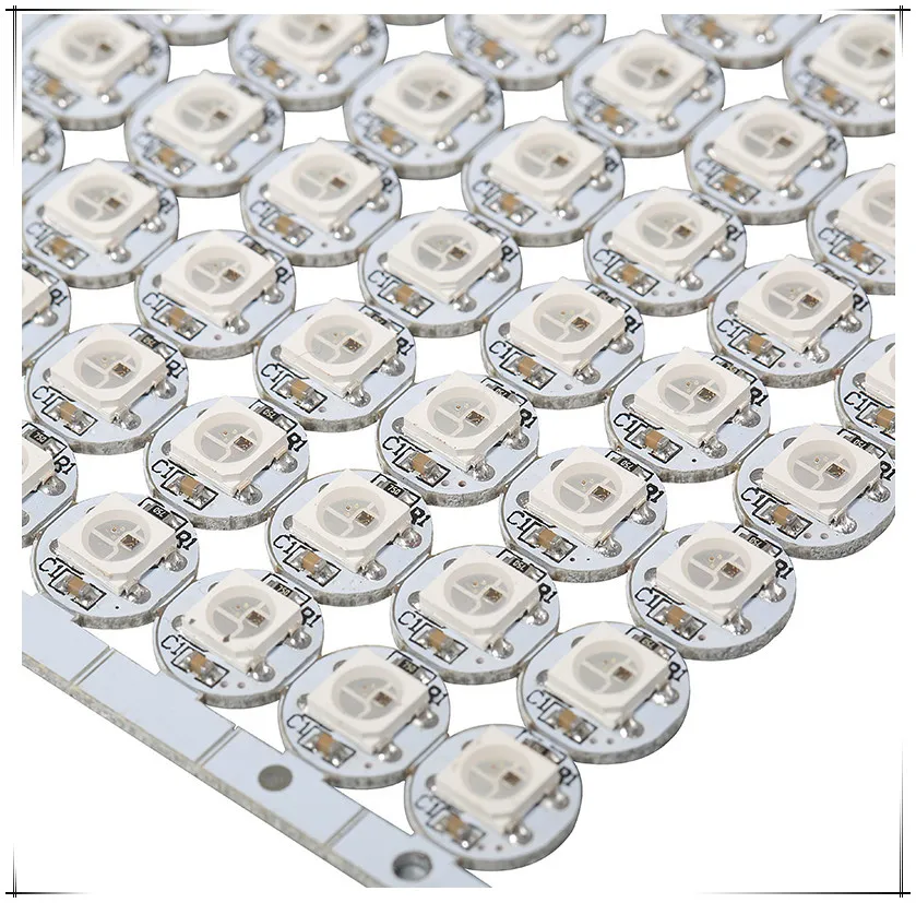 4-Pin WS2812B LED Chip With Heatsink DC5V SMD5050 RGB WS2811 IC Built-in Led Bead for Addressable Individually full Coolr Strip