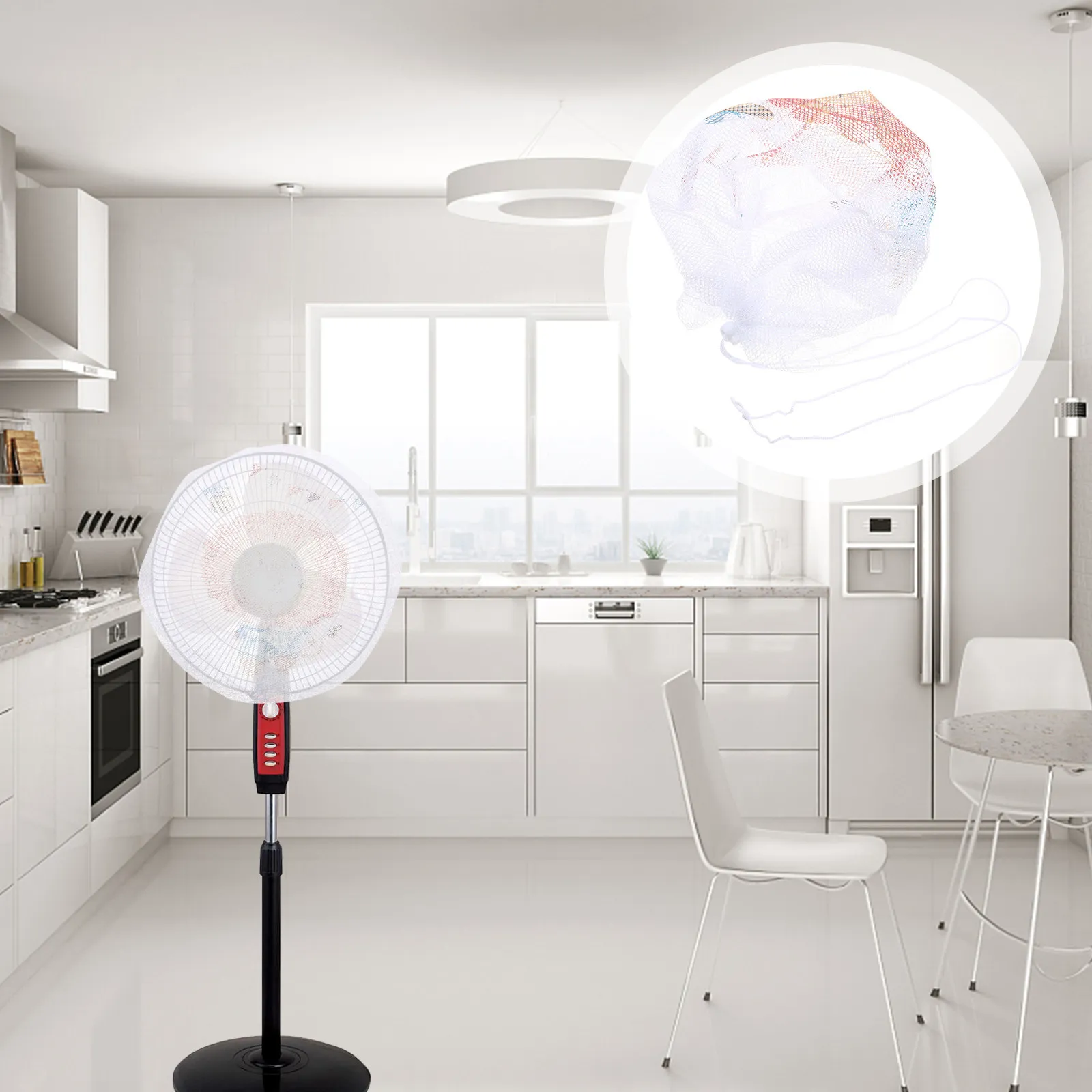 

Комплект из 2 защитных сеток для вентилятора от защемления рук, пылезащитный чехол для электрического вентилятора, с рисунком льва, 16 дюймов