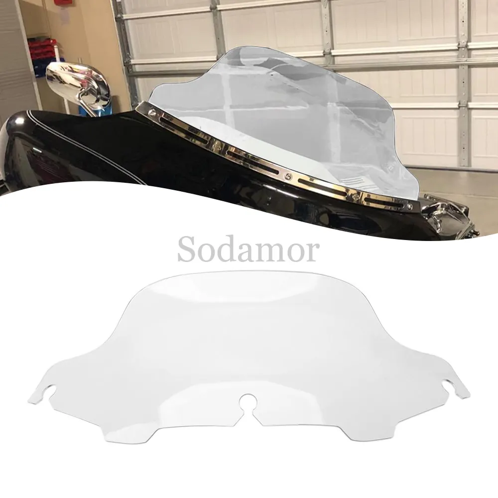 

Прозрачное дымчатое ветровое стекло для Harley Davidson Touring Electra Glide Street Glide Ultra Classic CVO Police Trike Tour 1996-2013