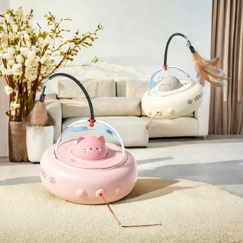 

New Smart Cat Toys From Hi Solution Stuffy Cat Accessories Lazy People Funny Dog Stick Feather Dog Toys Pet Supplies Bugs Toy