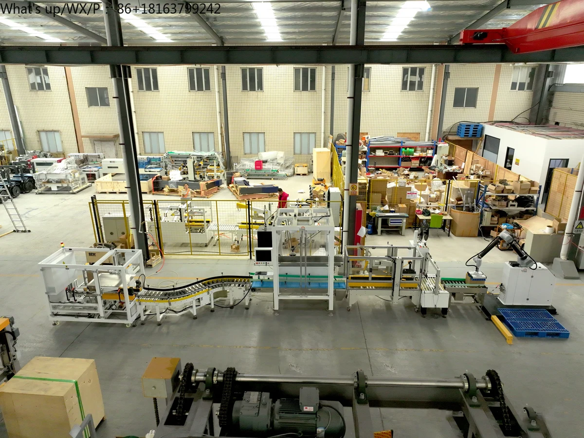 Integriertes Gehäuseformungs-Verpackungssystem, automatischer Hochgeschwindigkeits-Koffer-Erektor und Packer