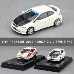 1/64 Paragon Type R 2007 FN2 Diecast Model Toy Cars Boys Girls Gifts