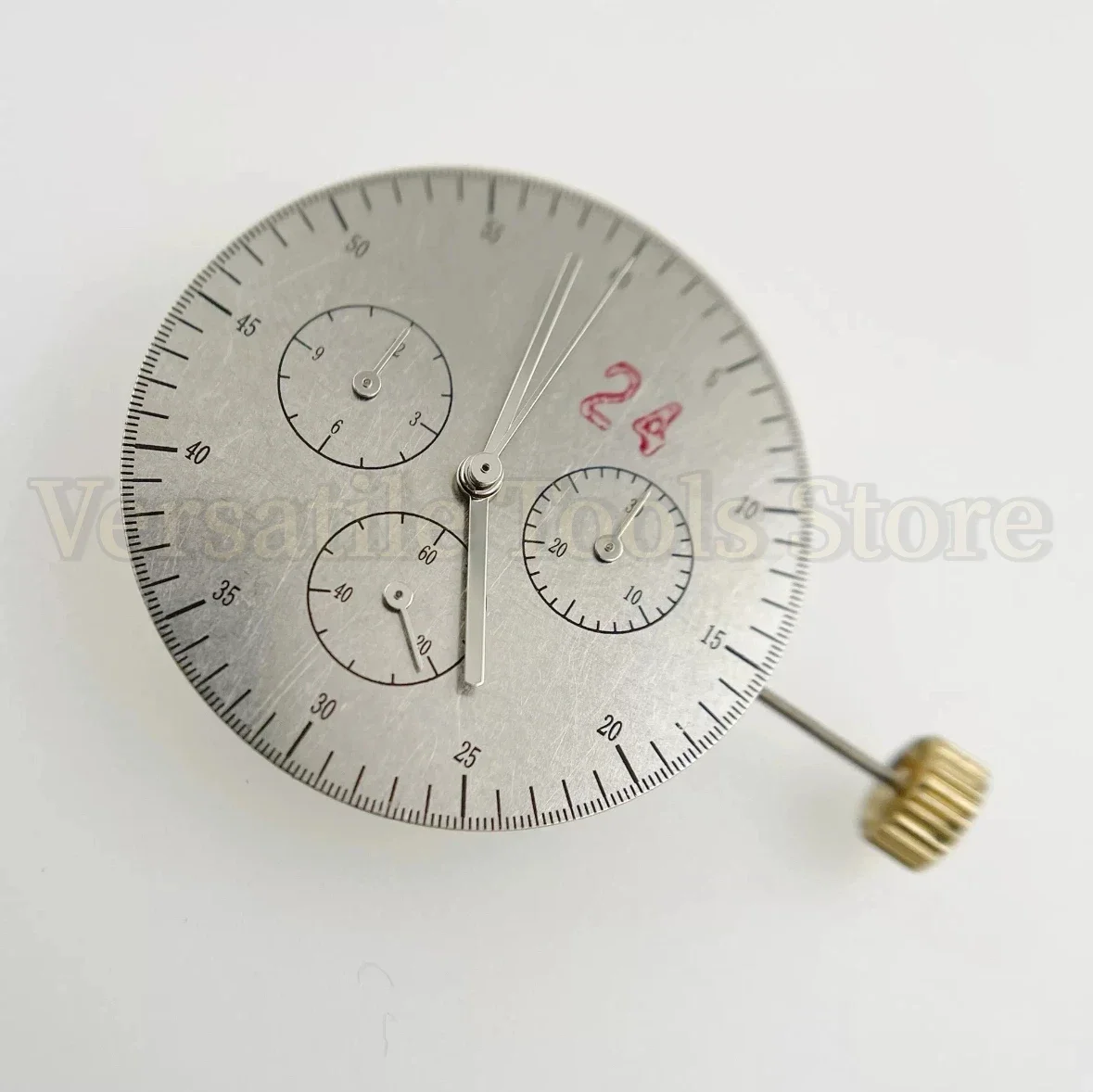 Watch Accessories: New 4130 Movement, Six Needles, No Calendar, Daytona 4130 Movement, Blue Oil Thread
