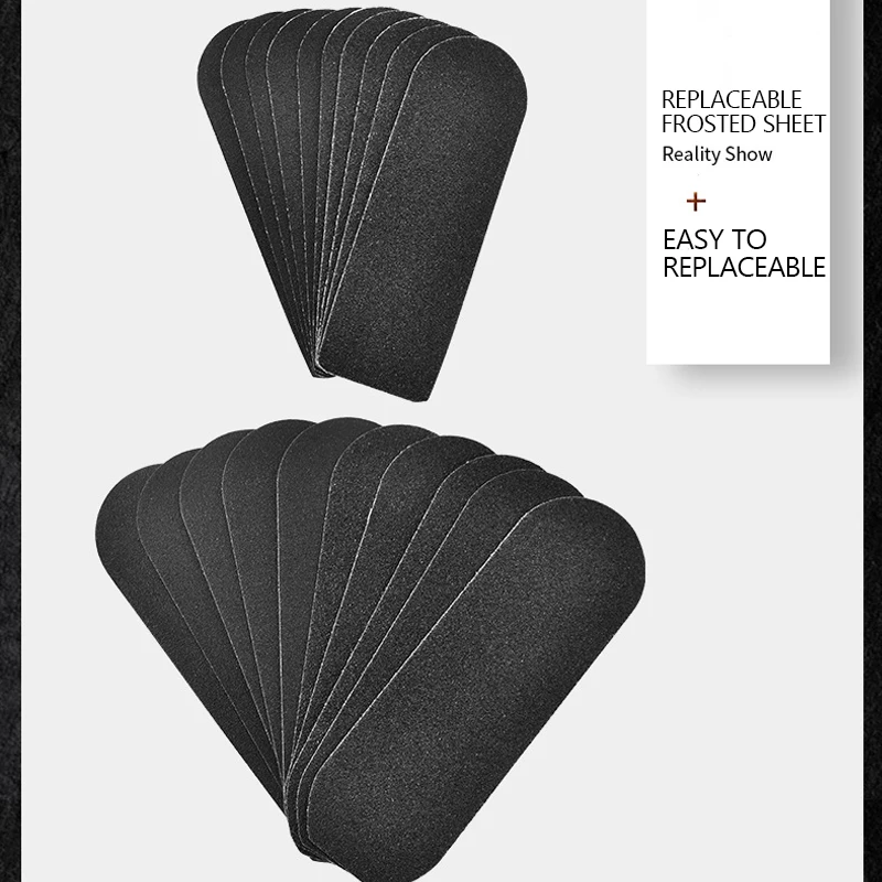 11 шт./компл., педикюр, уход за ногами, металлическая ручка для ног и грубый из тонких и сменных файлов, шлифовальная ткань, рашпиль