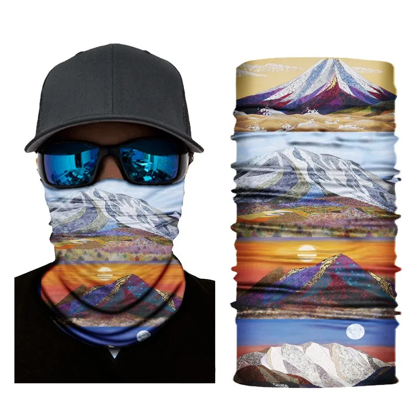 Breathable Scarf Men Women Bandana Balaclava Summer Scarves Tube Masks Head Face Cover Neck Gaiter Bicycle Cycling Neckerchief