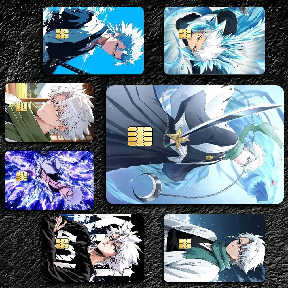 Toshiro Hitsugaya Bleach Credit Card HD Stickers Premium matte film effectively prevents fingerprints and daily abrasion.