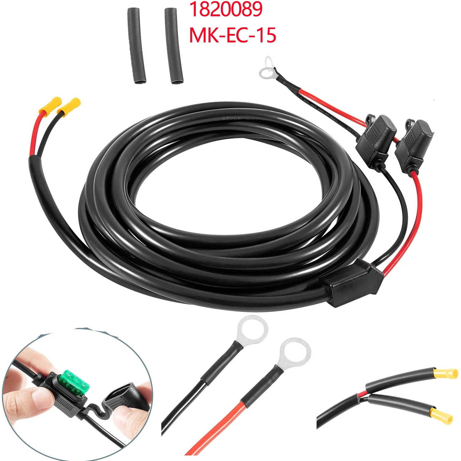 

1820089 MK-EC-15 Удлинительный кабель для зарядного устройства для лодки для удлинителя зарядного устройства для аккумулятора Minn Kota (15 футов)