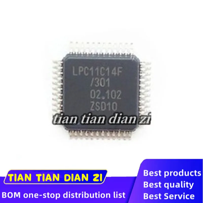 2pcs/lot LPC11c14  LPC11C14FBD48/301 LQFP-48  IC CHIPS IN STOCK