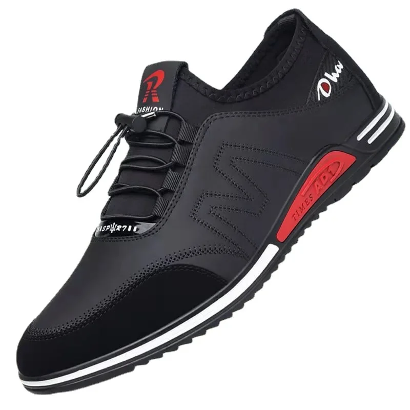 Herren schuhe Mode weiche Sohlen Herren Freizeit schuhe britischen Stil formelle Schuhe atmungsaktive Schnürung Bottom Light Sneakers männlich Größe 44