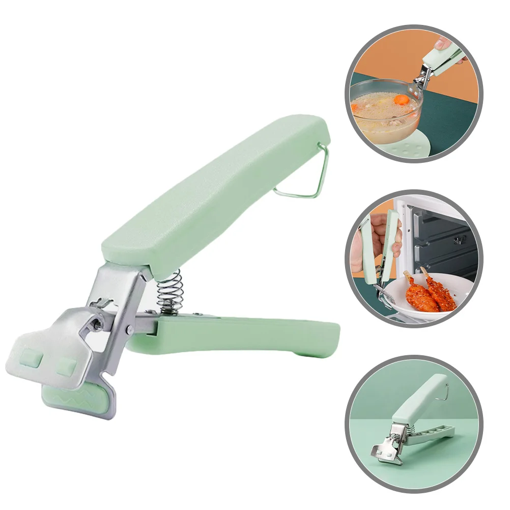 

Anti Slip Bowl Gripper Tongs Stainless Steel Heat Resistant For Hot Pans Plates Air Fryer Microwave Oven Cooking Kitchen