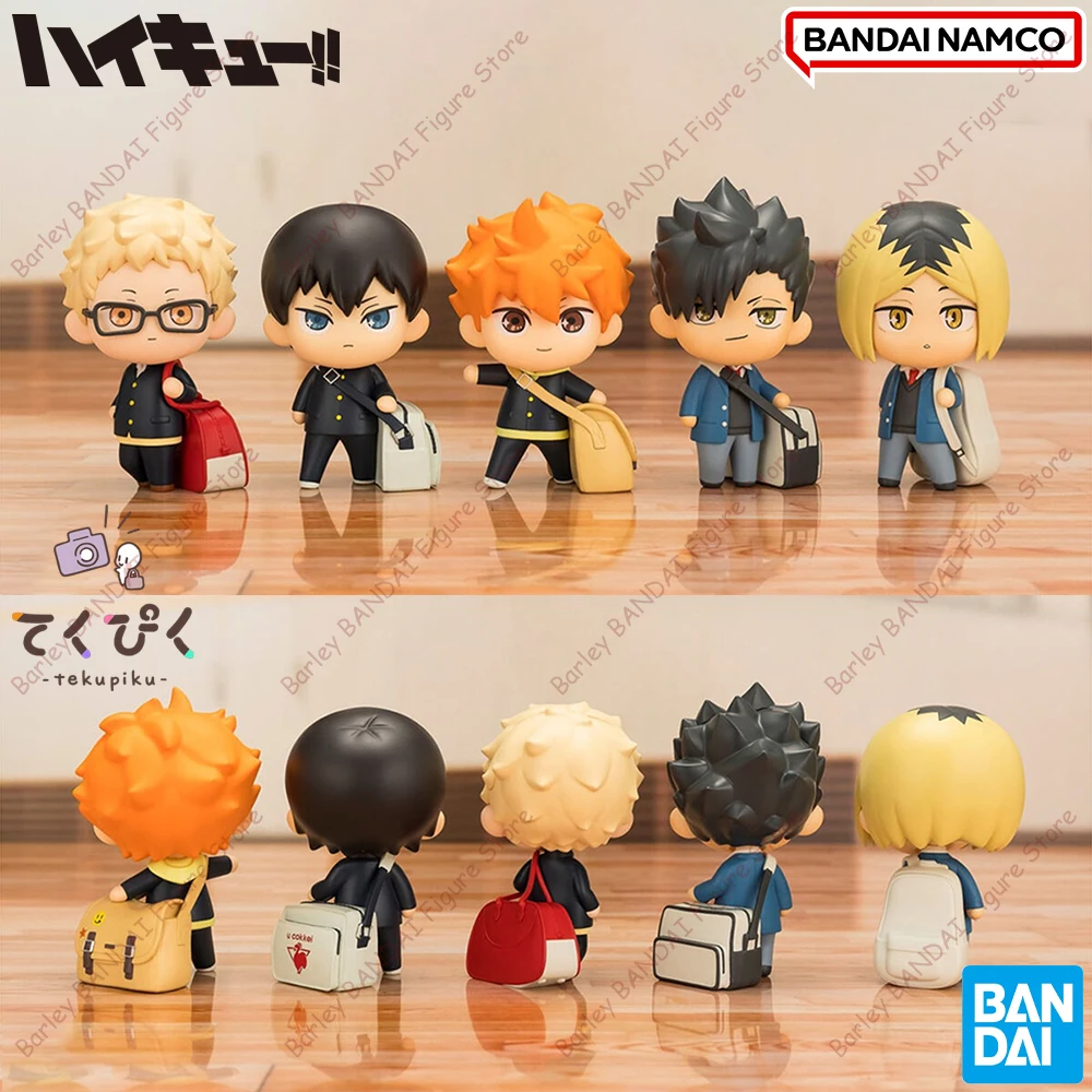 

In Stock BANDAI Haikyuu!! tekupiku Kageyama Tobio Hinata Shoyo Tsukishima Hotaru Kuroo Tetsuro Kenma Kozume Anime Figures Model