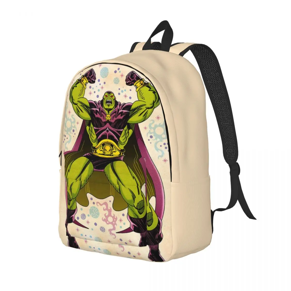 Custom Drax The Destroyer Comic Canvas Backpacks for  School Student Bookbag Fits 15 Inch Laptop Guardians of the Galaxy Bags