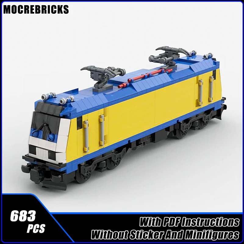 

Technology Freight Trains Sets BR146.2 German Railway Electric Locomotive MOC Building Blocks Assembly Bricks Toys Kid's Gifts