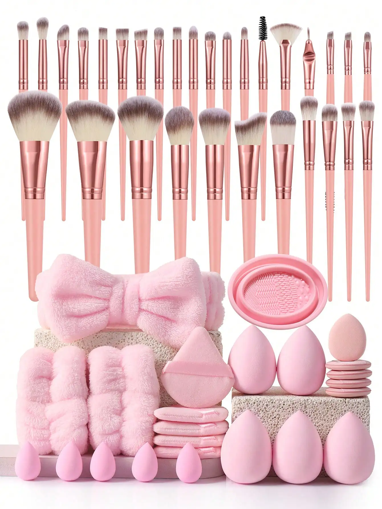 30PCS 30PCS Makeup Brush Sets Premium Synthetic Hair Eyeshadow Blending Brush Sets Cosmetics Tools+24PCS Makeup Tools Set,Travel,Travel Essential,Valentine's Day,Cheap,Travel Makeup Brush,Gifts For Women,Makeup Artist,Professional Complete Makeup Kit - Aliexpress Deal