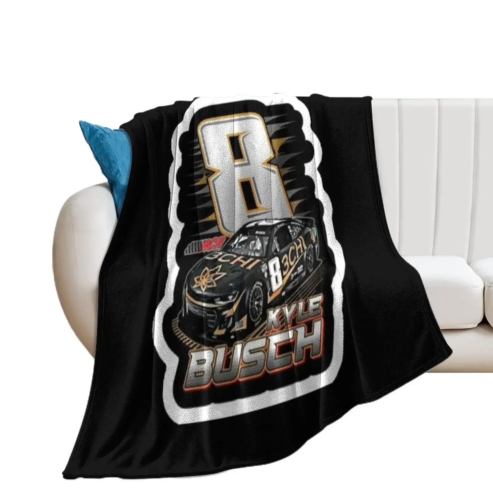 

Kyle Busch 3Chi Throw Blanket Weighted Extra Large Throw halloween Blankets