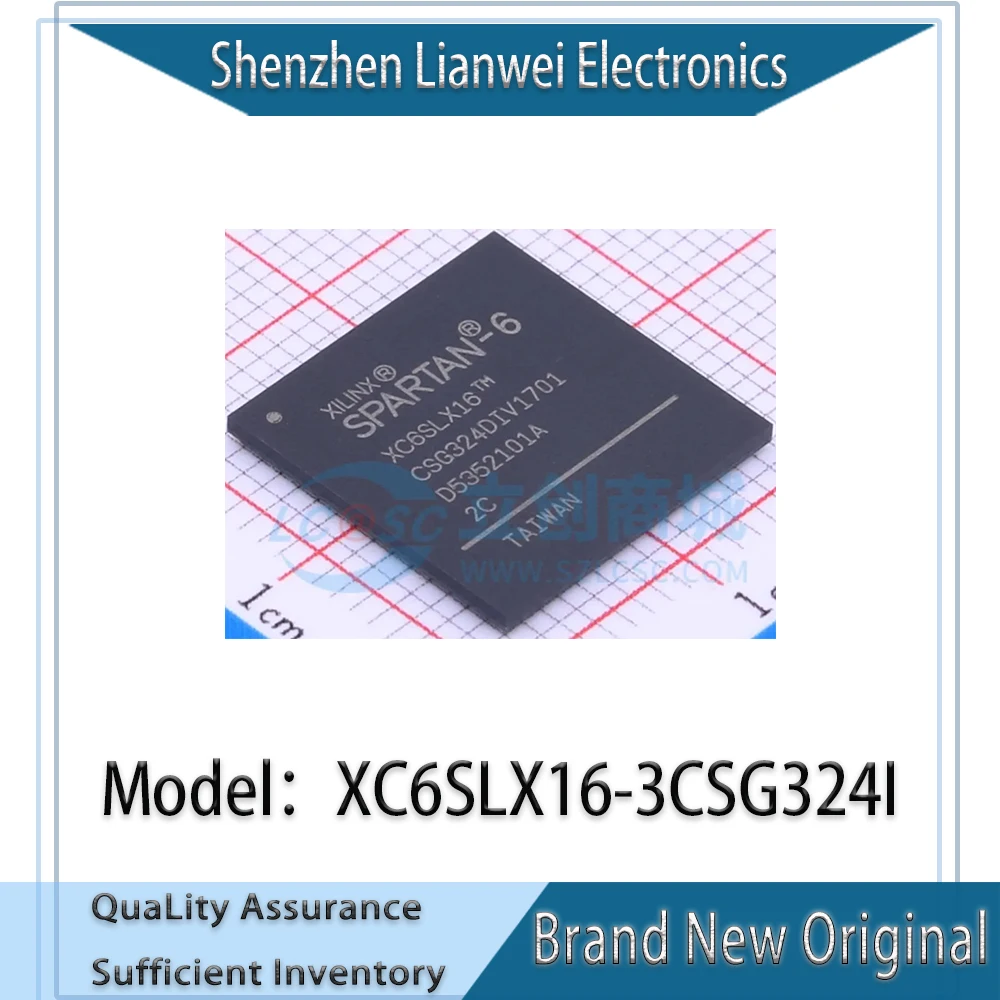 

100% New Original XC6SLX16-3CSG324I XC6SLX16 IC Chipset CSBGA-324