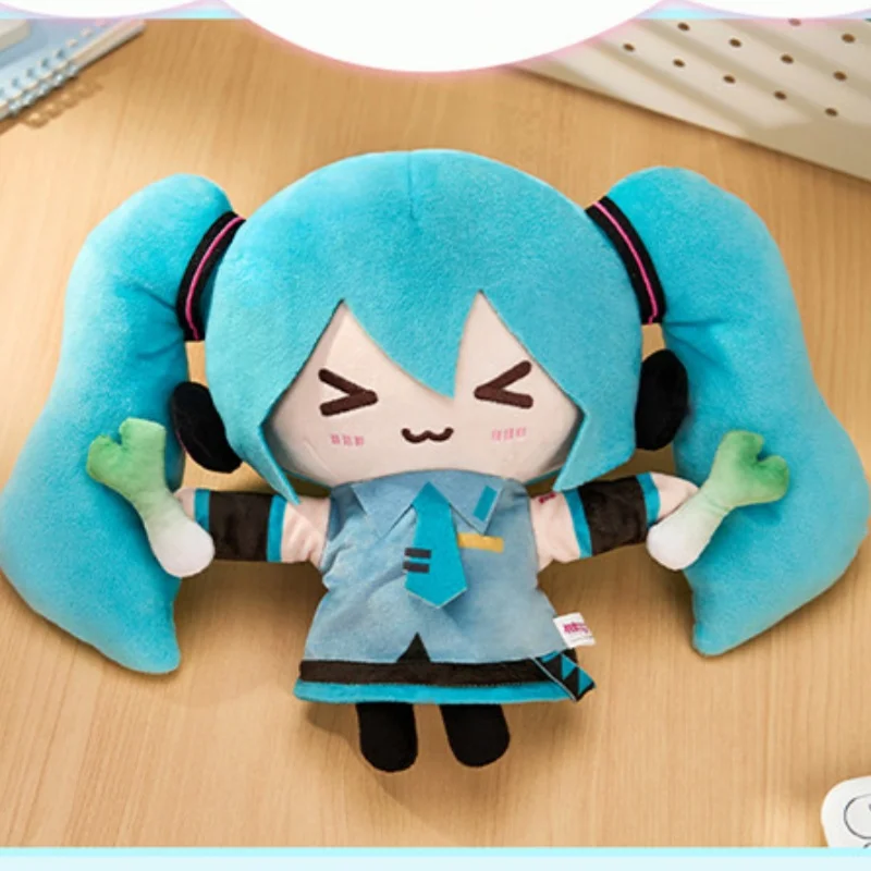 Genuine Hand Puppet Doll Miku Support Green Model Hatsune Miku Plush Series Plush Hand Puppet Doll Miku Onion Style Gifts view 6