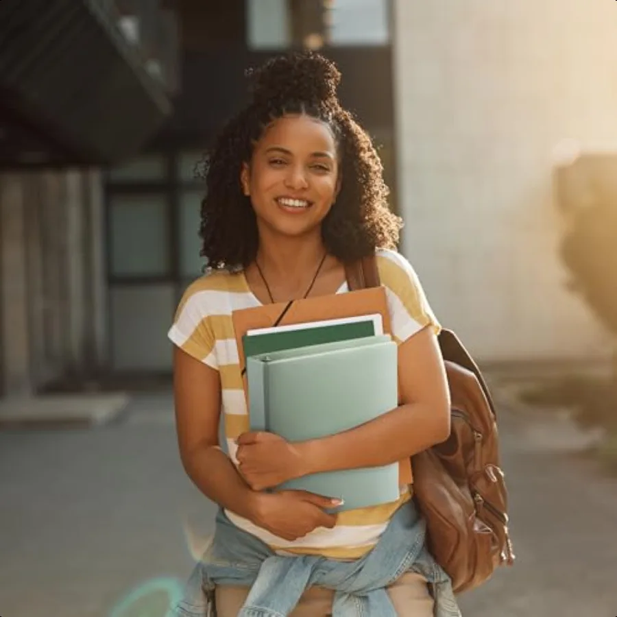 Raccoglitore durevole da 1,5 pollici PlantBased realizzato negli Stati Uniti Raccoglitore ecologico certificato USDA biobased Confezione da 4 Boho Assortimento