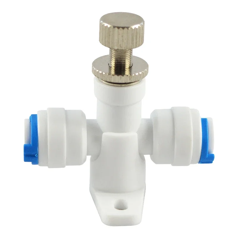 ATWFS 1pcs 1/4\'\' Flow Control Valve RO Reverse Osmosis Membrane Water Purifier Waste Water Regulator Control Valve