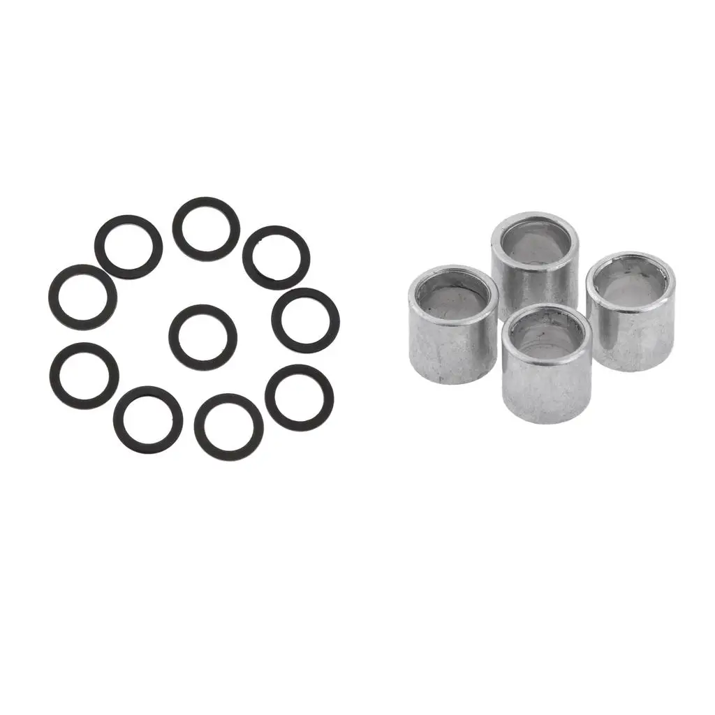 Skateboard Longboard Hardware Set 10pcs Washers + 4pcs Bearing Spacers