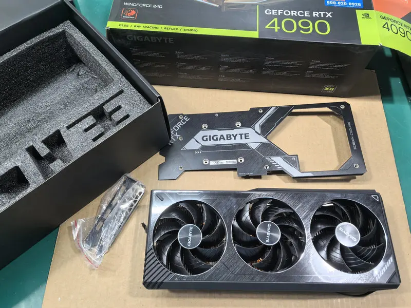 The Radiator Cooler for Gigabyte RTX4090 GV-N4090WF3 Graphics Video Card with Backplate