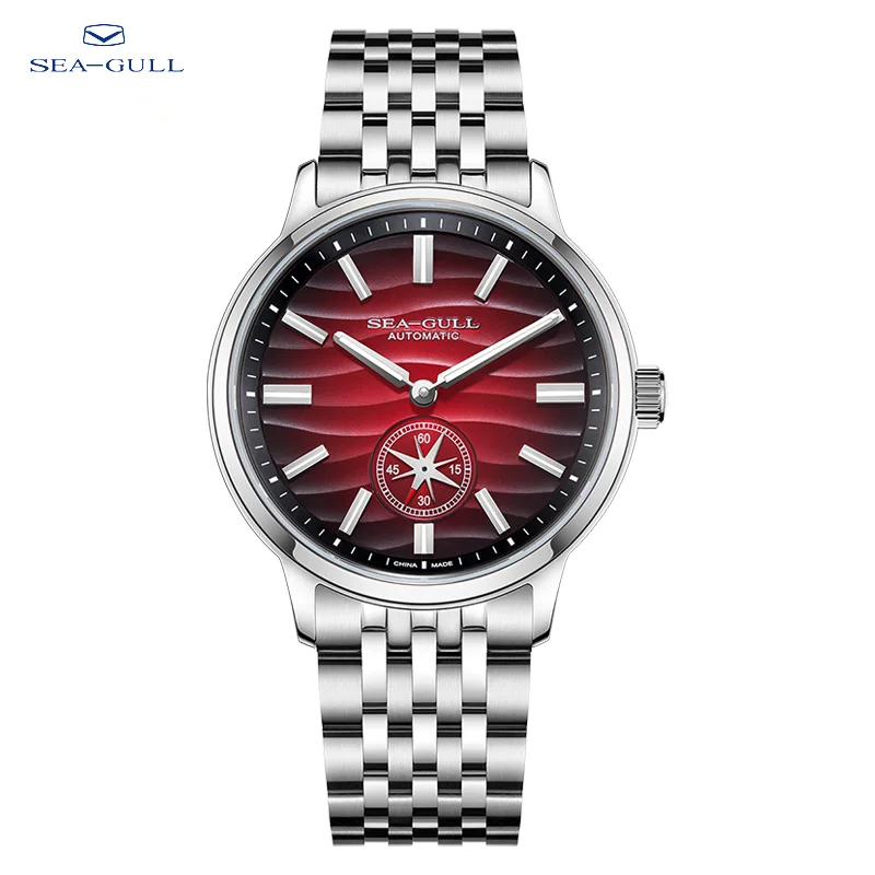Seagull 2025 nueva serie Natural reloj para hombre reloj mecánico automático Polaris subesfera luminosa vestido de lujo reloj de pulsera para hombre 6180