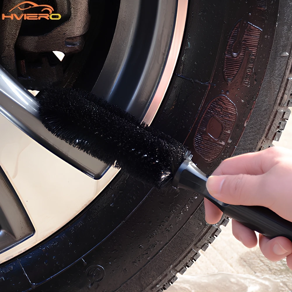 Auto Rad Pinsel Reifen Reinigung Pinsel Werkzeuge Auto Felge Wäscher Reiniger Duster Griff Motorrad Lkw Räder Auto Detaillierung Pinsel
