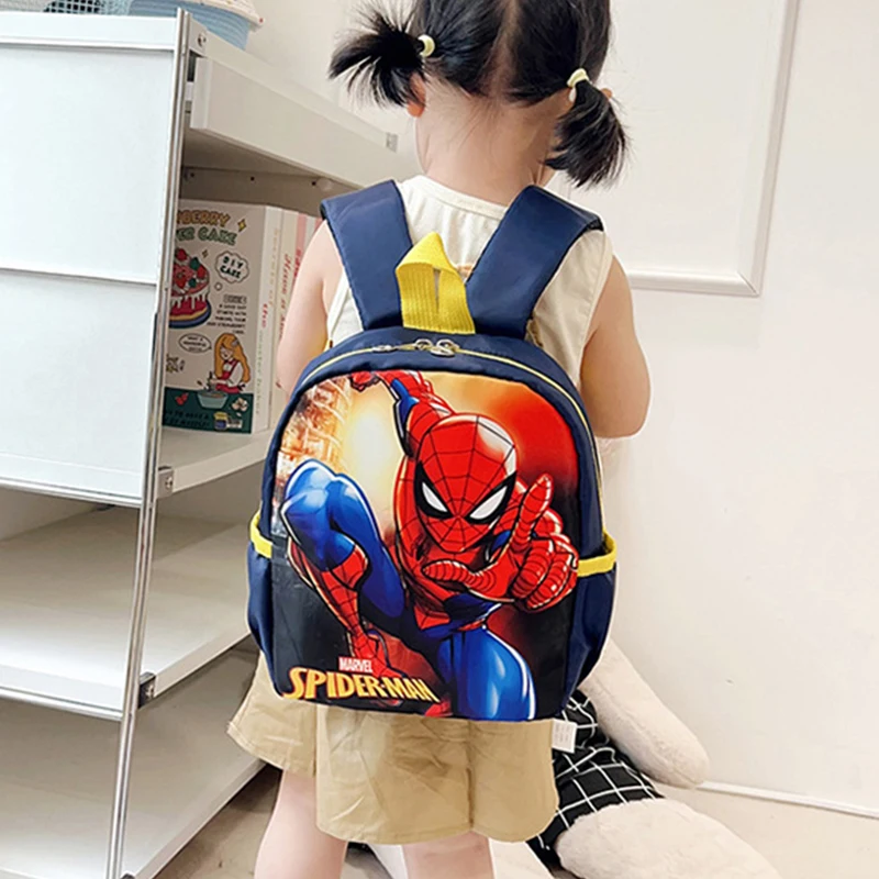 디즈니 마블 배낭 스파이더 맨 어린이 가방 만화 유치원 학교 가방 소년 Schoolbag 선물