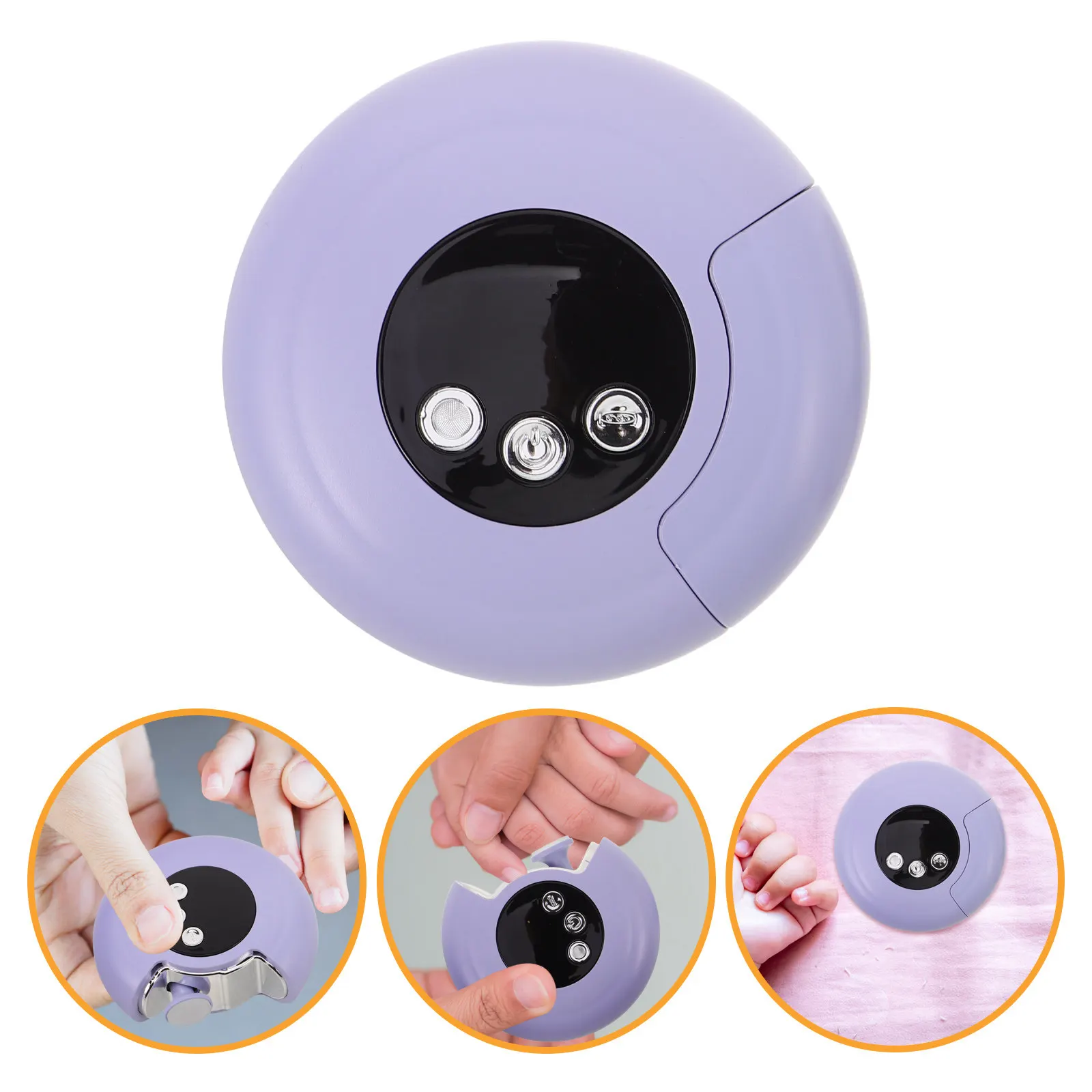 2-In-1 Electric Baby Grinder Portable Infant Nail Care Set For Newborns Toddlers Rechargeable Grooming Tool Baby Nail File