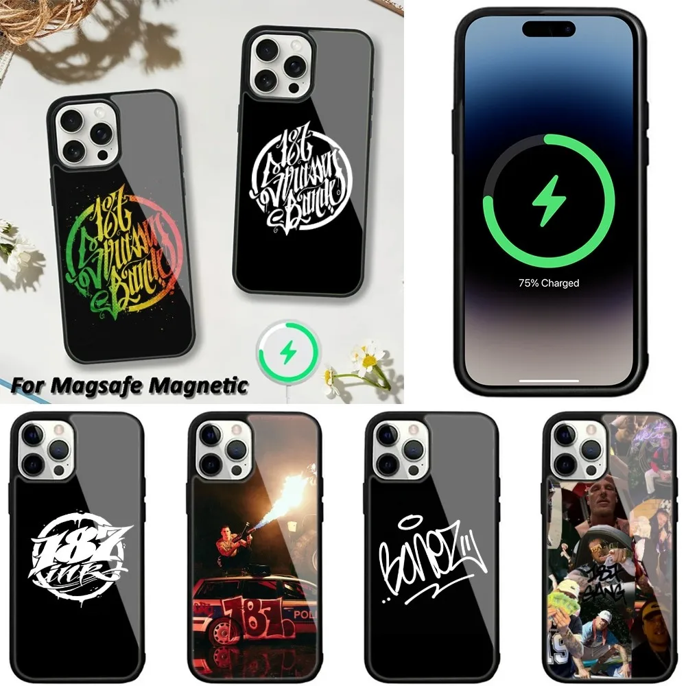 187 Strassenbande Hip Hop Group Phone Case For iPhone 16,15,14,13,12,11,Plus,Pro,Max,Mini Magsafe Magnetic Wireless Charging