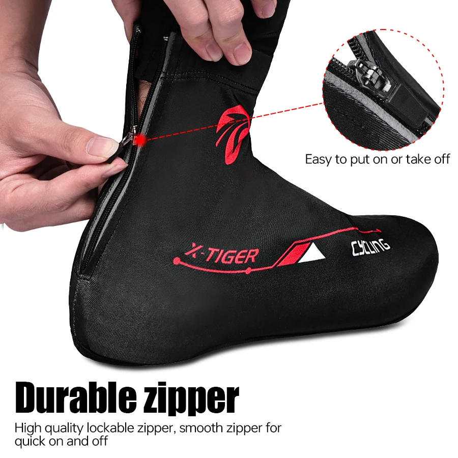 X-TIGER Cycling Shoe Covers Breathable Quick Dry MTB Road Bike Overshoes Men Women Sports Shoe Cover Racing Bicycle Covers