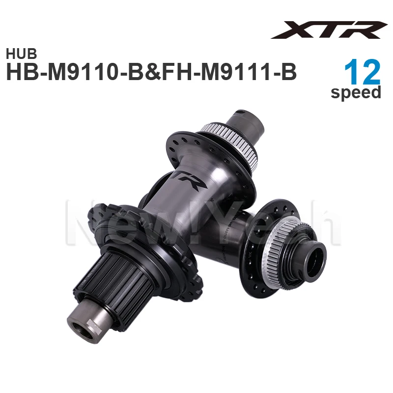 SHIMANO XTR M9100 HUB Front Hub HB-M9110-B HB-M9110-BS MICRO SPLINE Rear FREEHUB FH-M9111-B FH-M9111-BS 12-speed