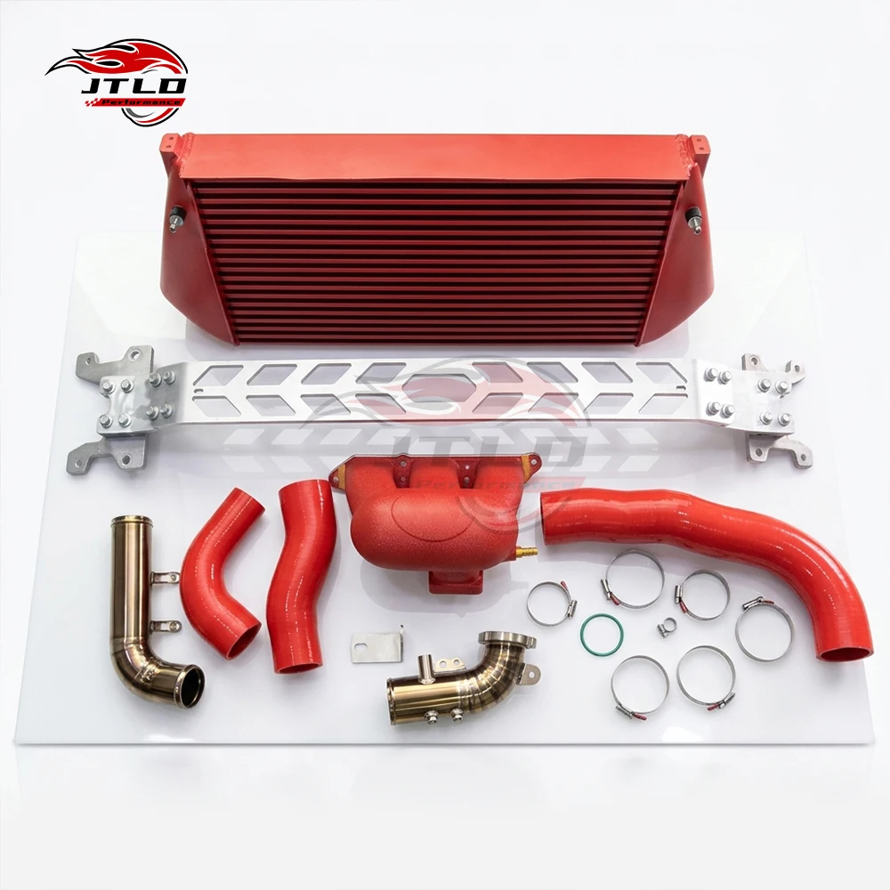 R-Plus Front Mount Intercooler Kit For Toyota GR Yaris 1.6T G16E-GTS With Turbo Pipe Crash Bar