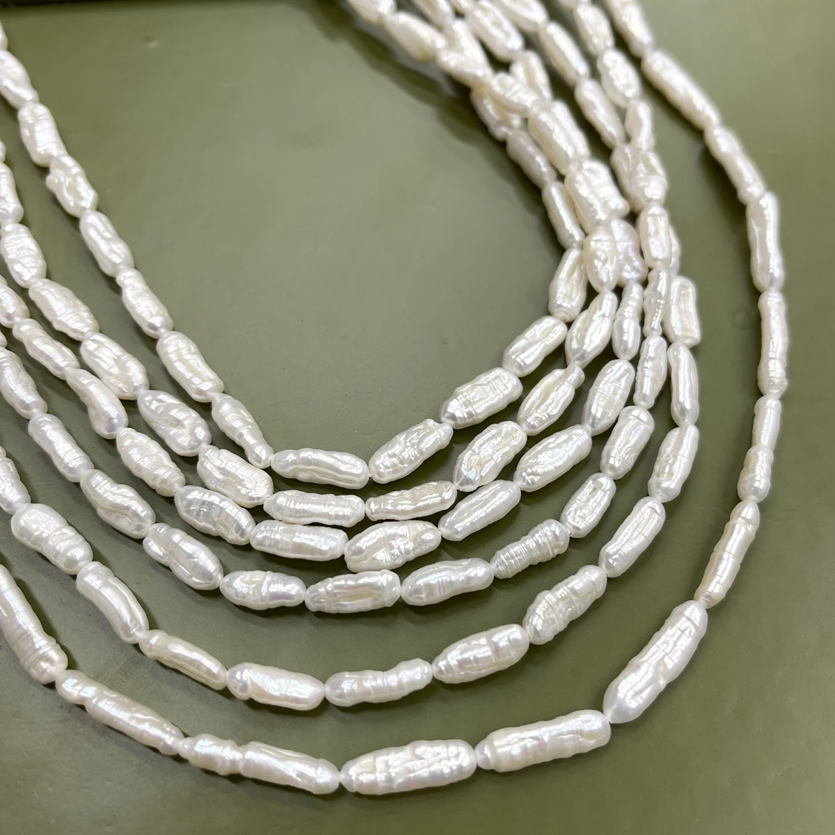 

Baroque Pearls Natural Freshwater Pearl Biwa Beads for Jewelry Making DIY Women Men Necklace Bracelets Handicrafts Accessories