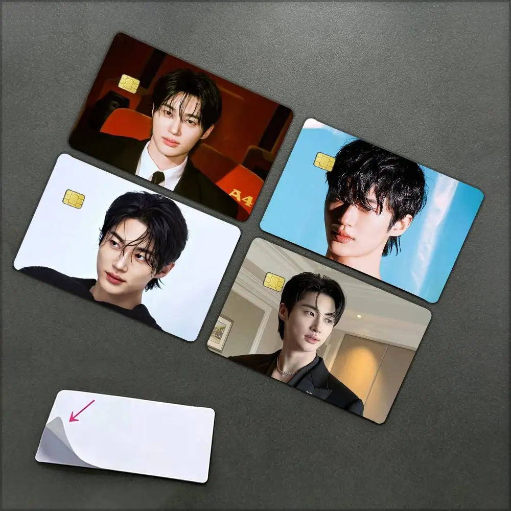 B-Byeon Woo Seok Actor Waterproof Film Skin Cover Credit Card Stickers Debit Front Bank Bus Pass