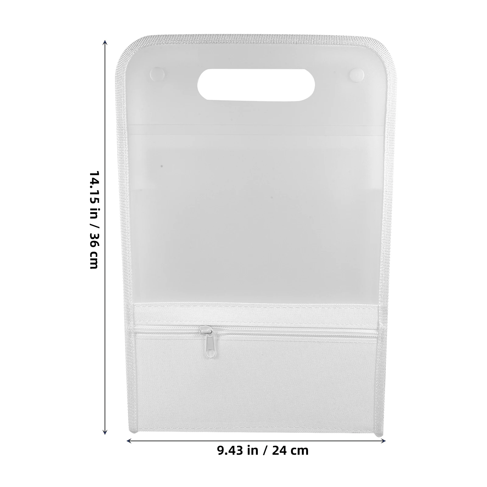 

Lovely Waterproof Accordion File Folder Transparent Document Organizer Portable Paper Storage Binder For Office Home School