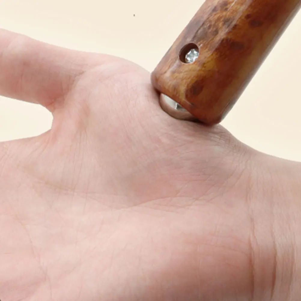 

Wooden Massage Hammer Portable Therapeutic Stick for Back Legs Neck Fatigue Relief Blood Circulation Improvement Massage Tools