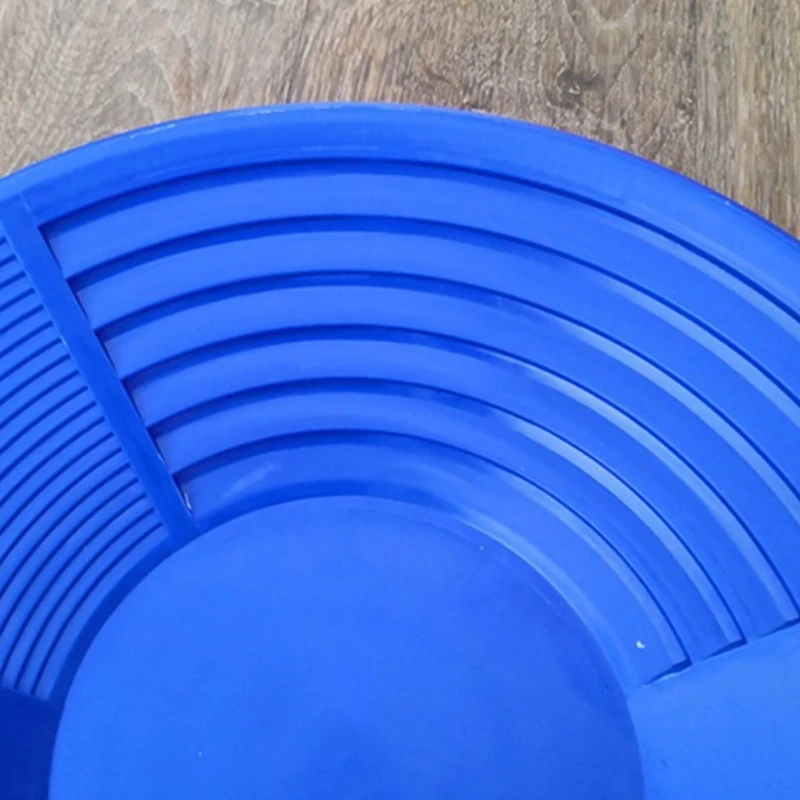 Plastic Gold Pan Mining Basin For Sand Gold Mining Manual Wash 15 Inches