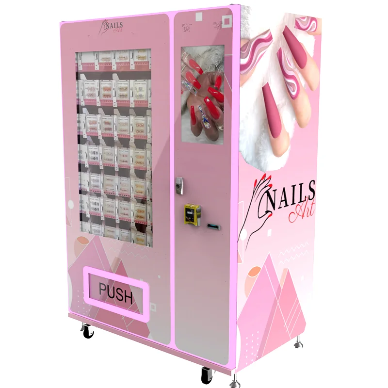 

Customize Pink Vending Machines Beauty Vending Machine with Card Payment Makeup Venidng Machine for Buisness