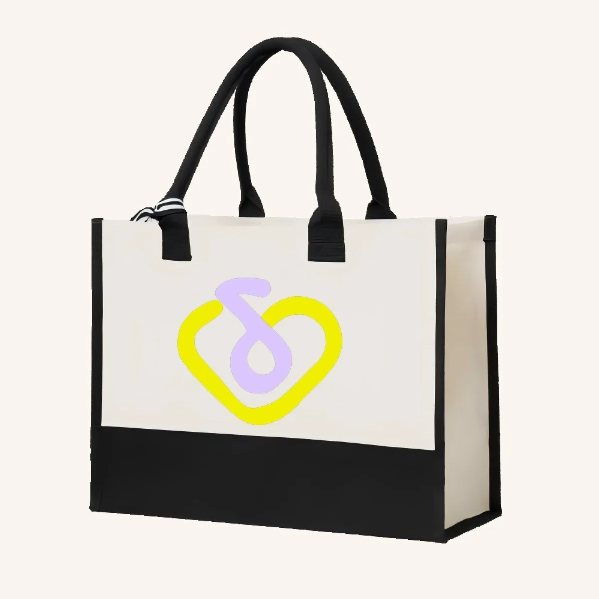 IU ENA FAN LOGO 2026 وصول جديد موضة عملية واسعة قابلة لإعادة الاستخدام حمل حقيبة نمط طباعة 2 لهجة الثقيلة كتف كبير B