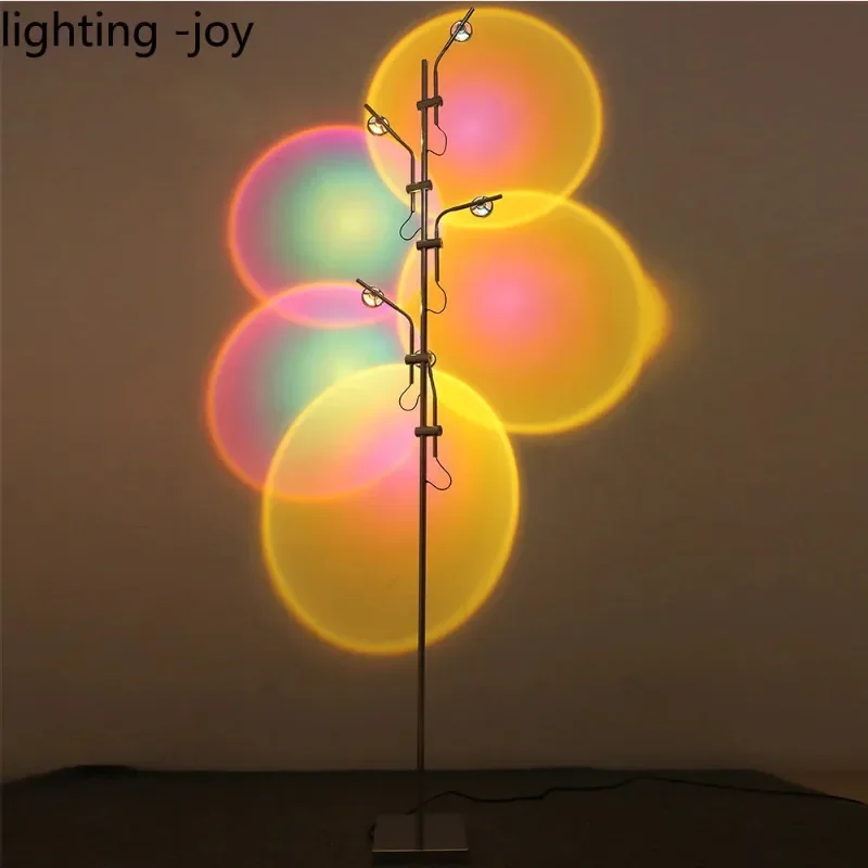 

Sunset Projection Led Foor Lights Standing Sunset Floor Lamps for Living Room Bedroom Decor Indoor Corner Lamp Home Decor