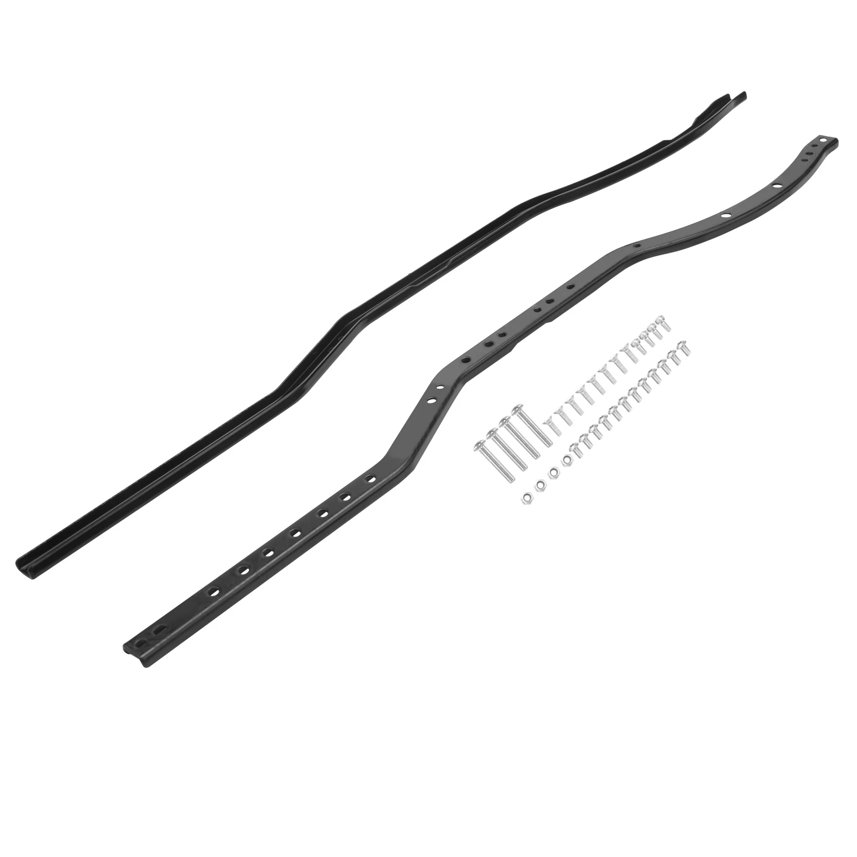 2Pcs/Set Steel Chassis Frame Rails for AXIAL SCX10 90027 SCX10 II 90046 90047 RC Car Crawler Truck Vehicle Model