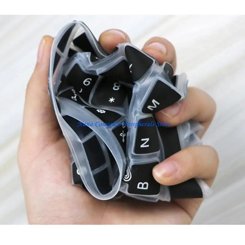 

F68C Keyboard Cover for K120 MK120 Corded Ergonomic Keyboard Waterproof Silicone Keyboard Protectors Skin Replacement