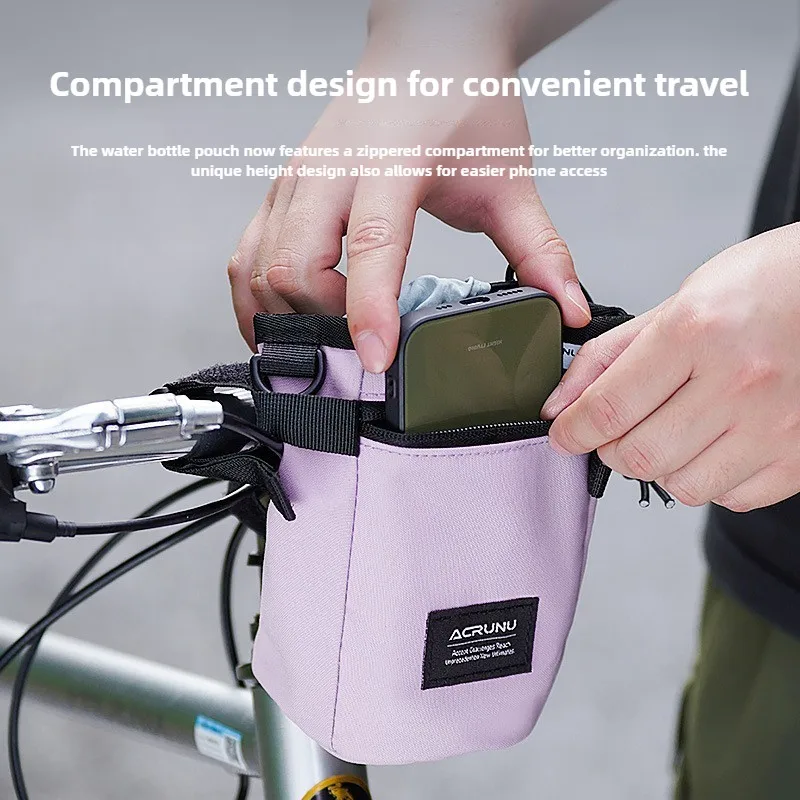 حقيبة غلاية الدراجة، حقيبة غطاء أمامي مقاومة للماء لدراجة الطرق الجبلية، حقيبة كروس عازلة لركوب الدراجات في الهواء الطلق #3