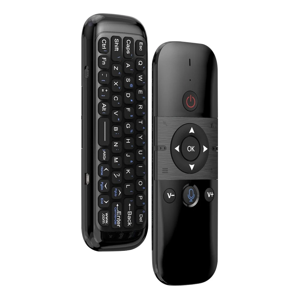 M8 Voice Remote control Air Mouse 2.4G Mini Wireless Keyboard IR learning Gyro Sensing Lithium Battery For Android TV Box X96