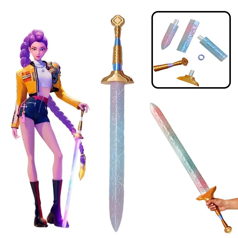 

68cm New Demones Witch Hunter Rumi Sword Cosplay Weaponss Roleplay Props for Girl Group Idol Halloween Carnival